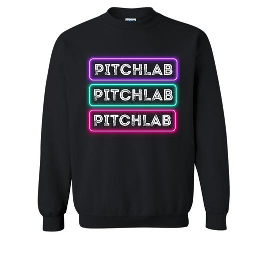 PitchLab Neon Sign Crewneck