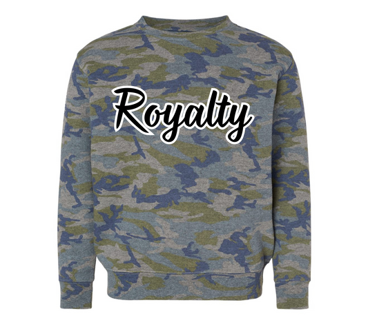 LAT Camo Youth Crewneck