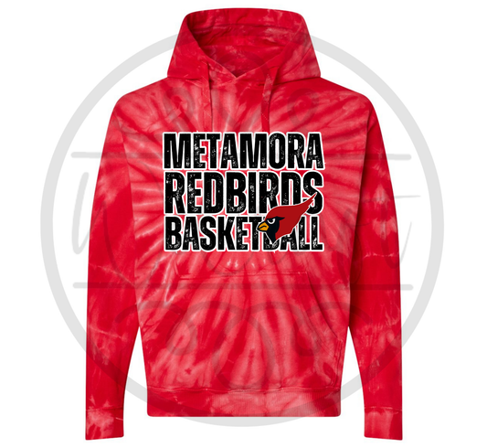 Redbirds Cycle Tie-Dye Hoodie - 2 Designs!