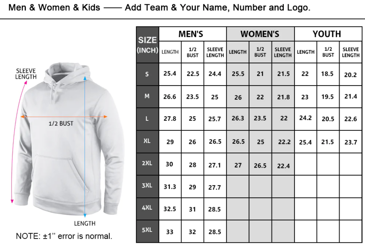 Blue & Red Ombre Flames Hoodie