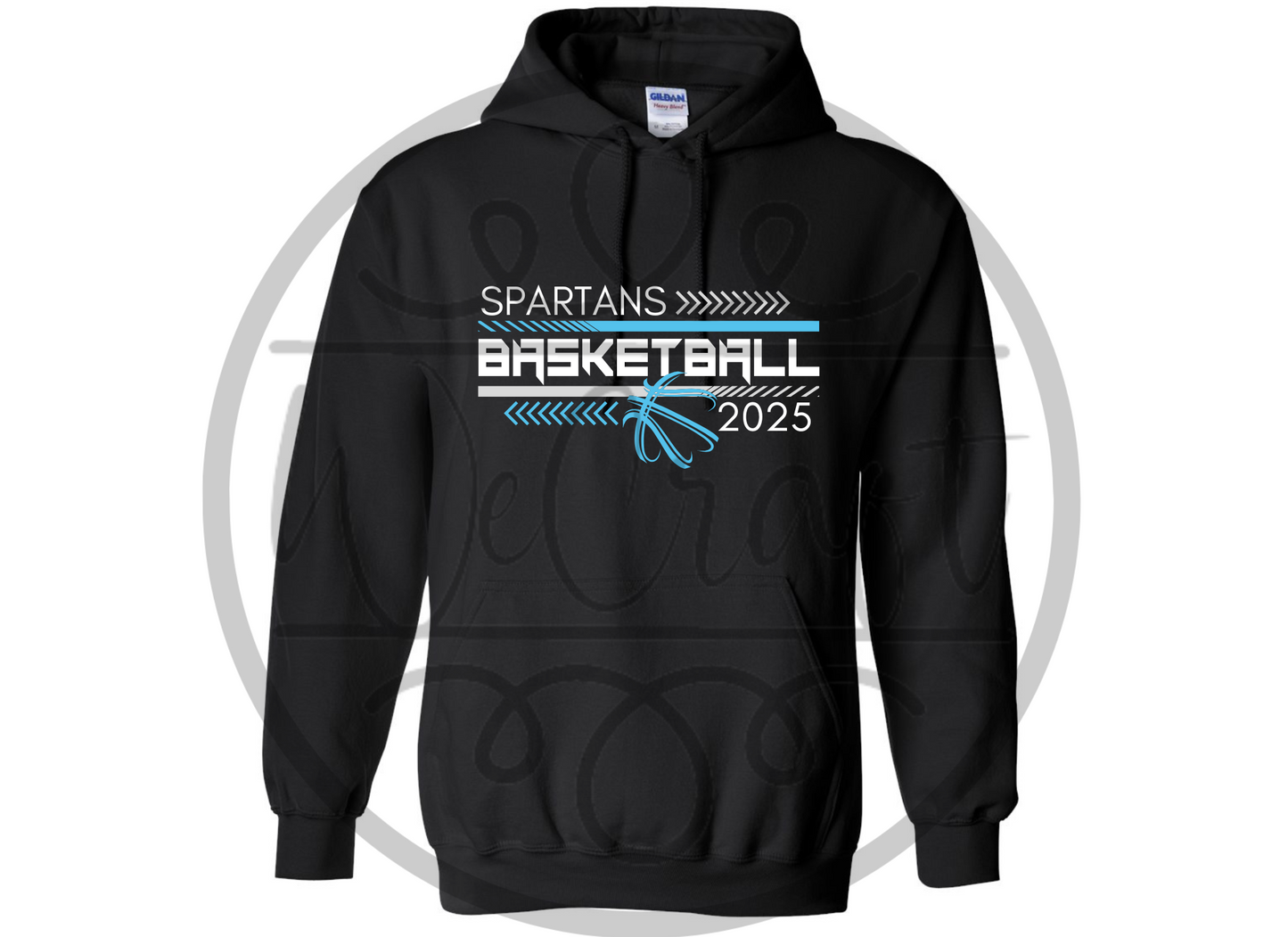 Etched Spartans Basketball