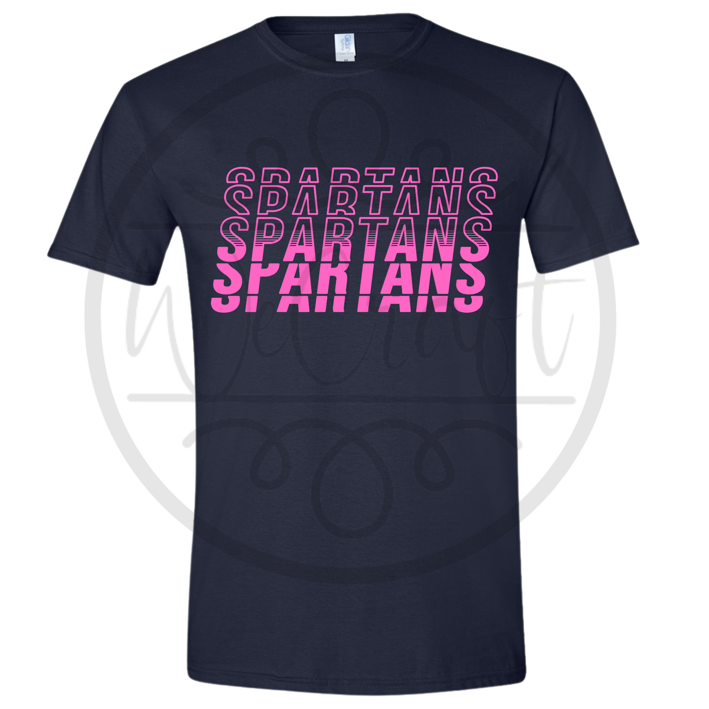 Spartans Stacked Tee