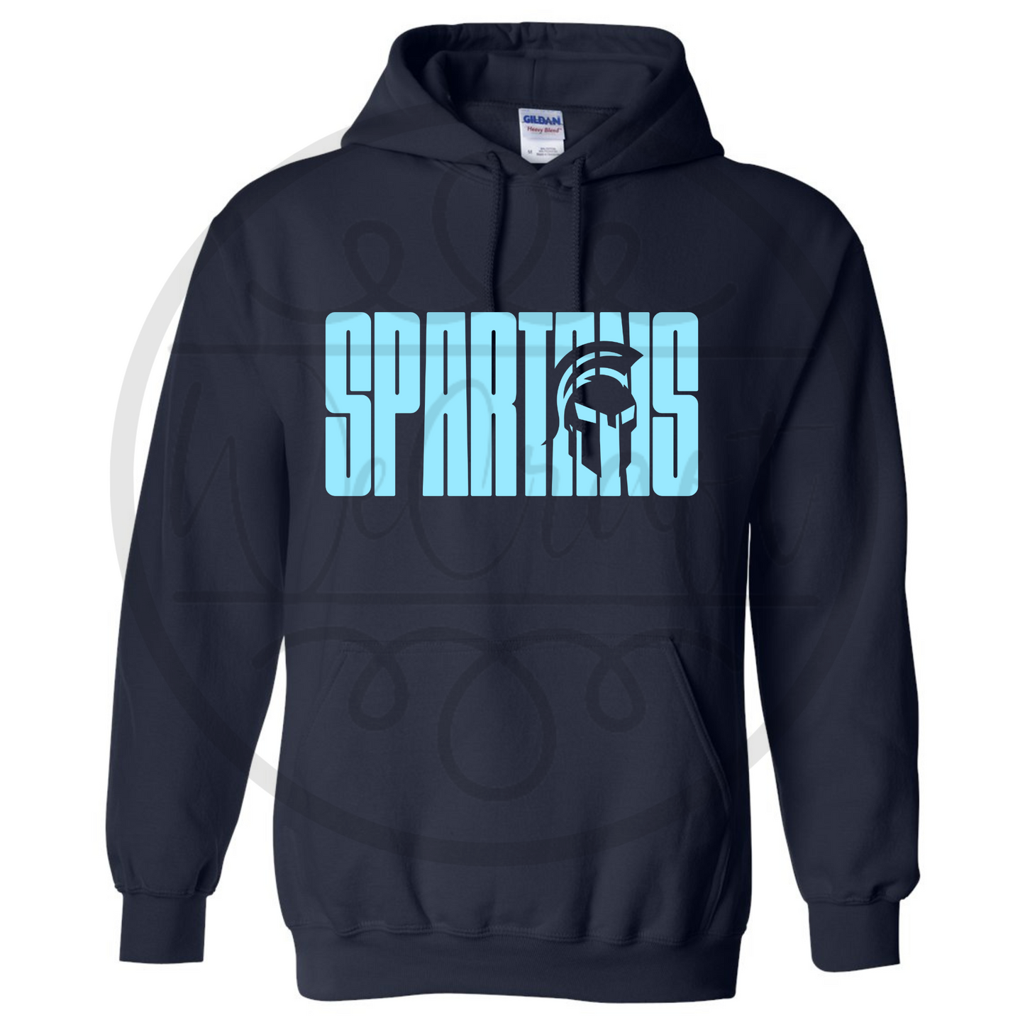 Navy Spartans Hoodie