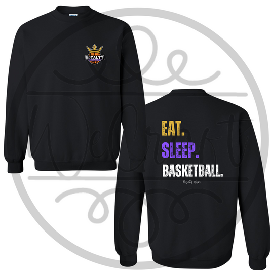 RH Eat Sleep Basketball Crewneck