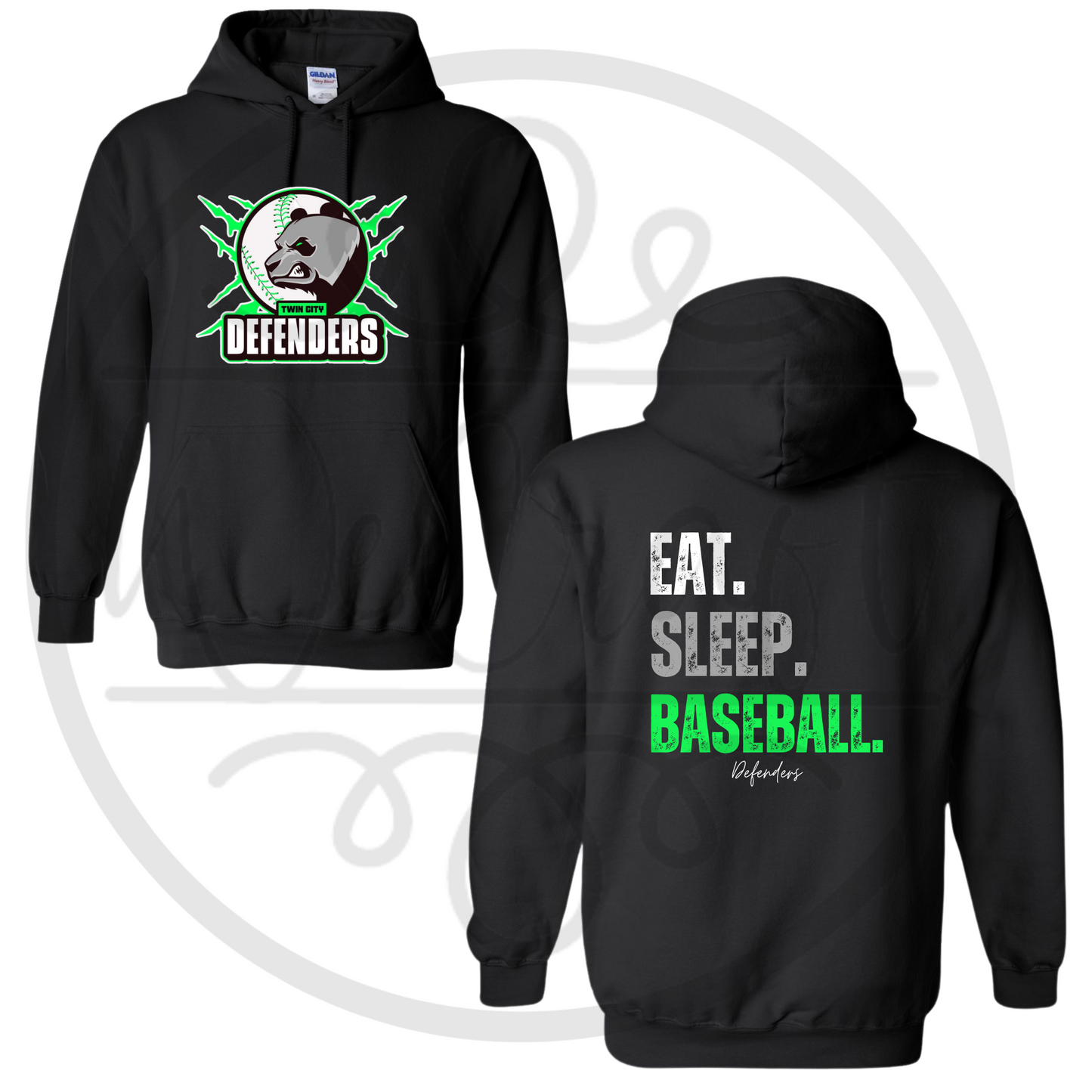 Defenders Eat. Sleep. Baseball Hoodie