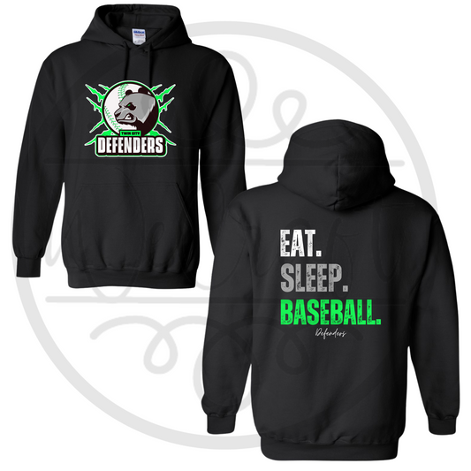 Defenders Eat. Sleep. Baseball Hoodie