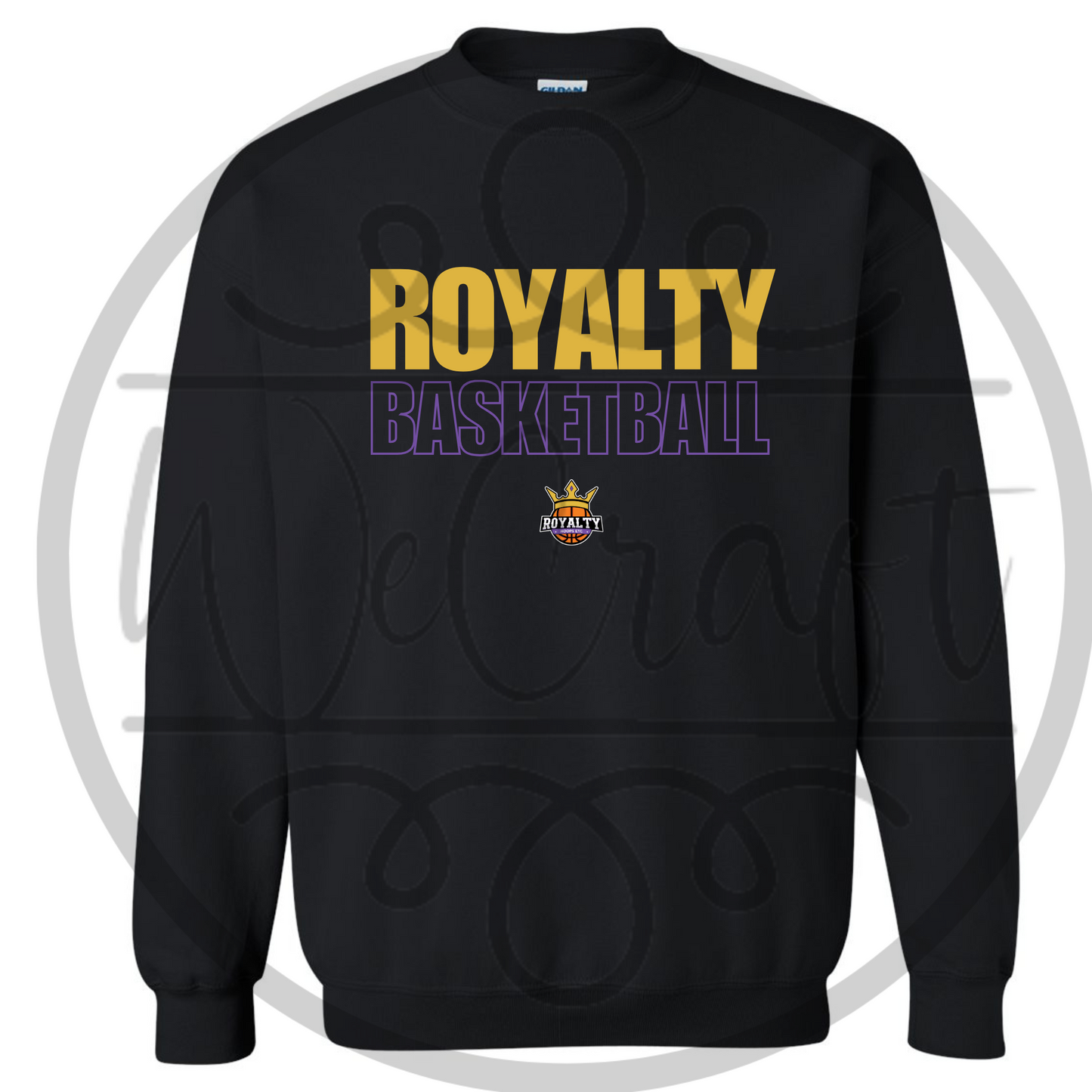 Royalty Outline Crew - Black