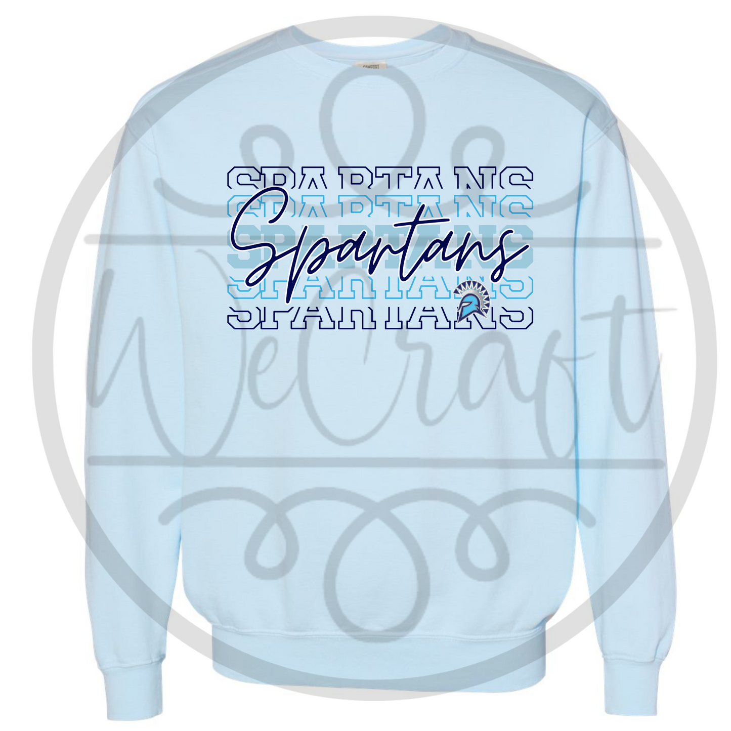 SPARTANS Chambray Crewneck