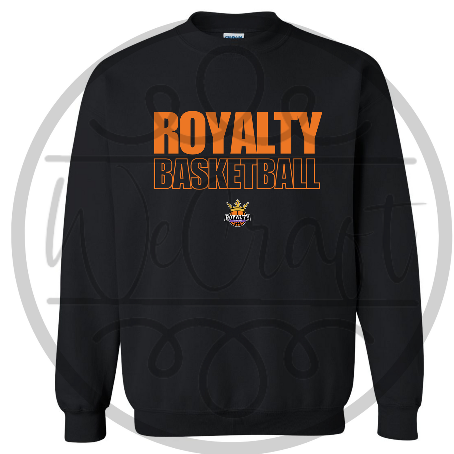 Royalty Outline Crew - Black
