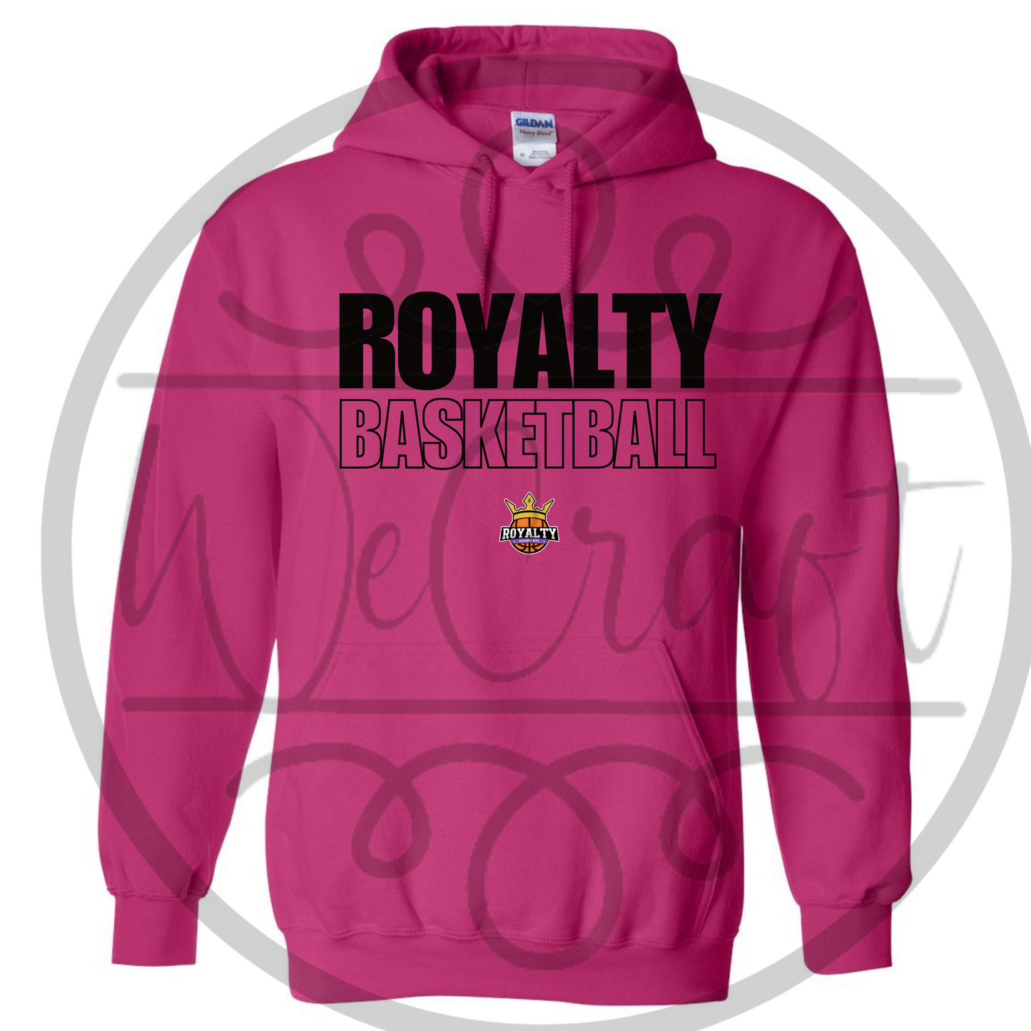 Royalty Basketball Outline Hoodie