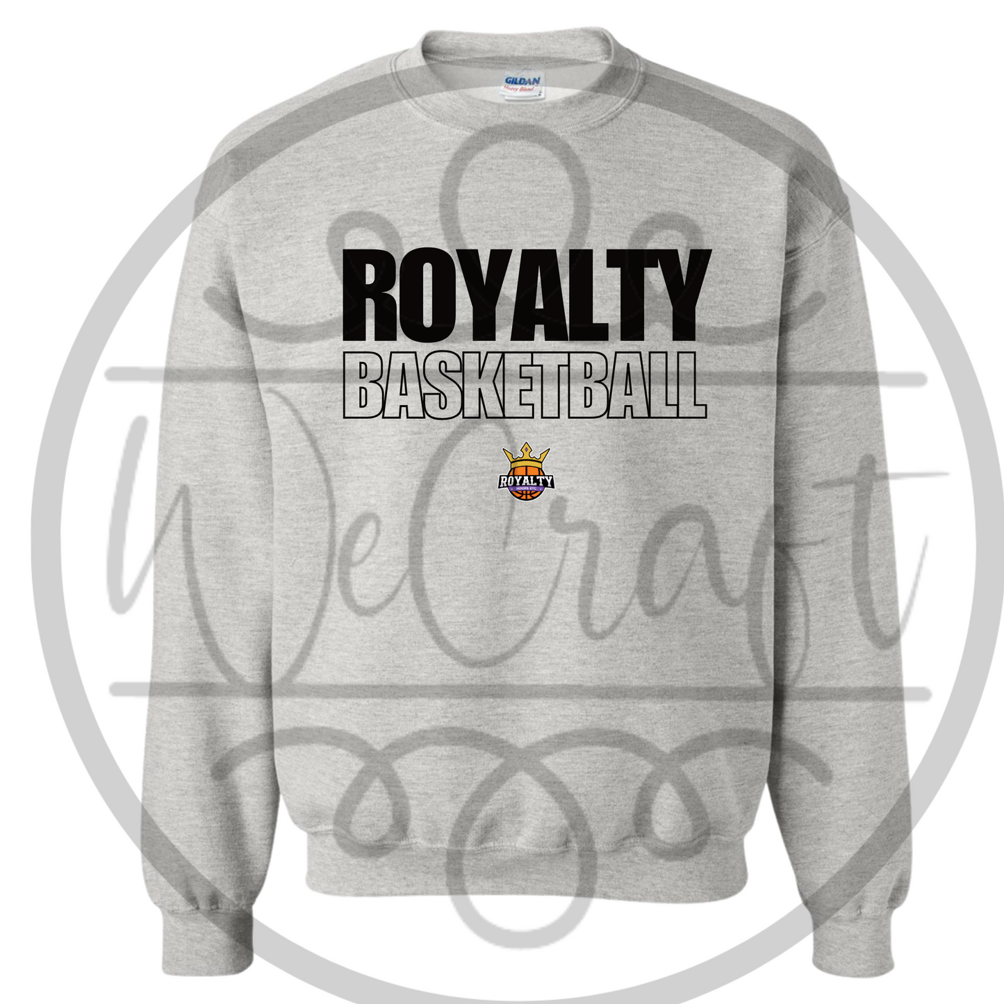 Royalty Outline Crew - Gray