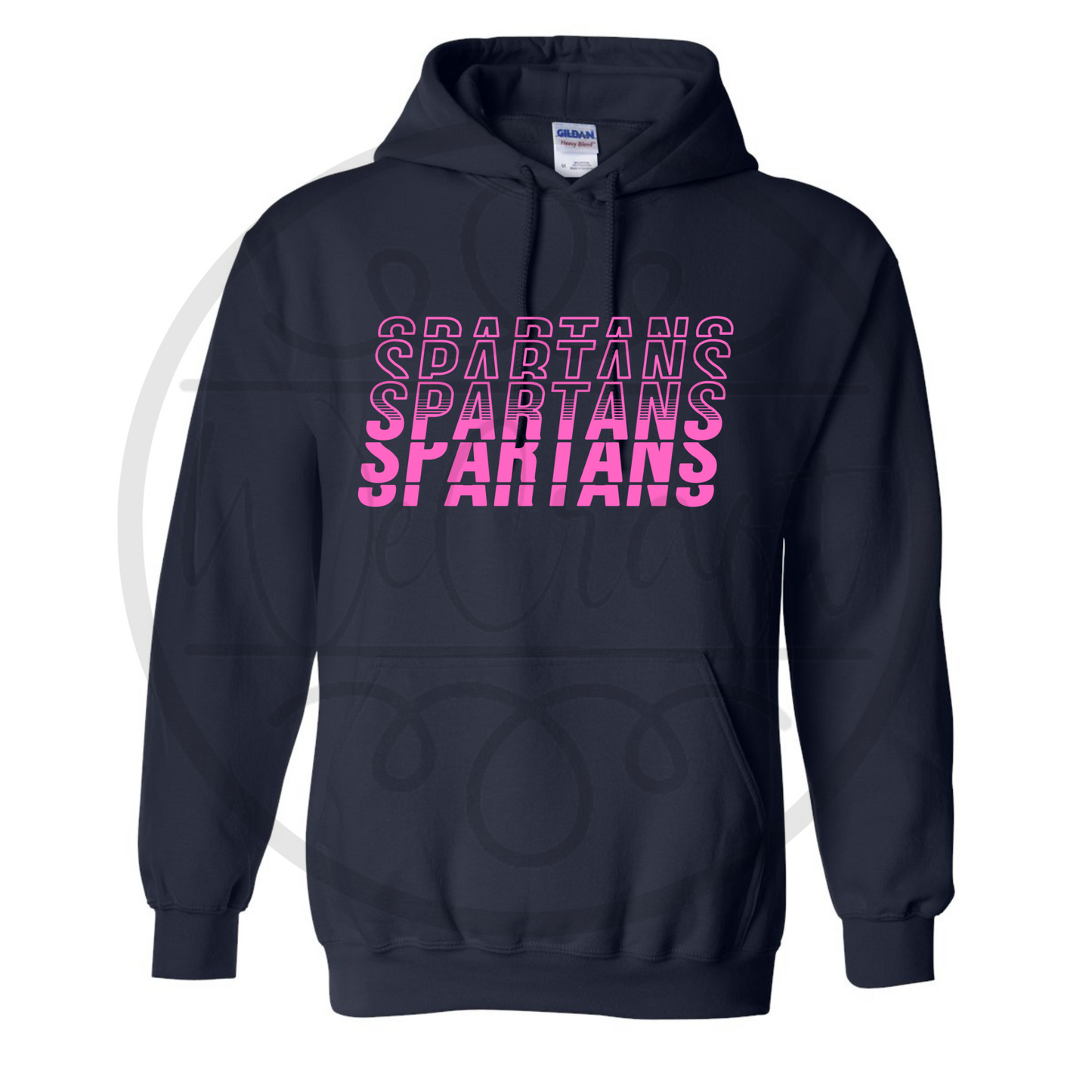 Navy Spartans Hoodie