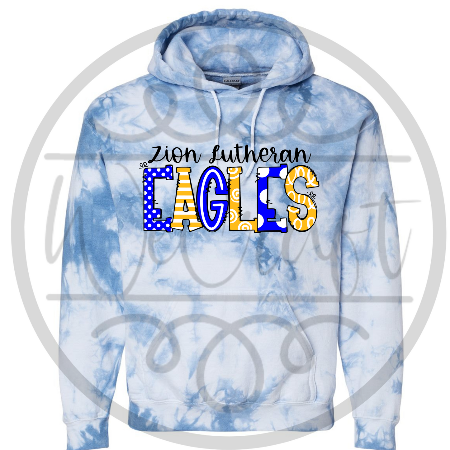 Cloud Blue Hoodie - 3 Designs