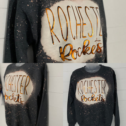 Youth Rochester Rockets Vinyl BD Crewneck Sweatshirt