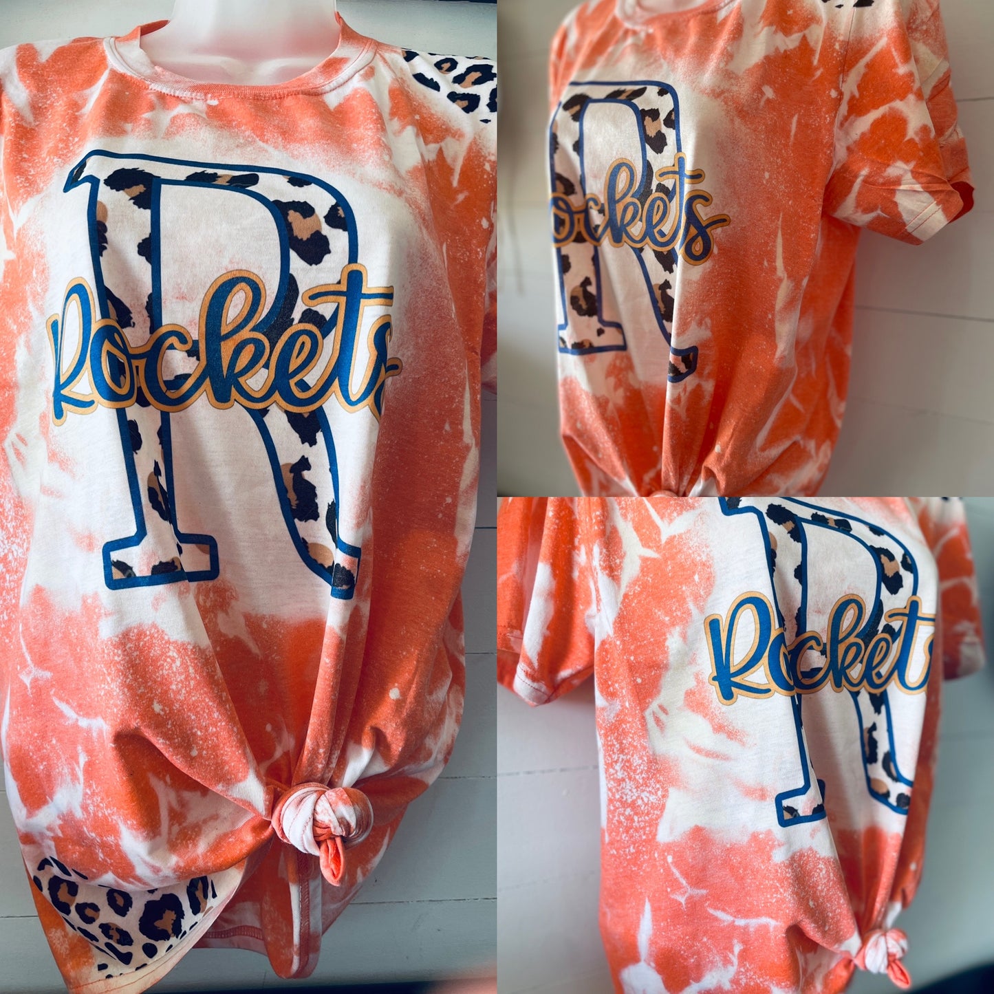 Rochester Leopard Orange BD Tee