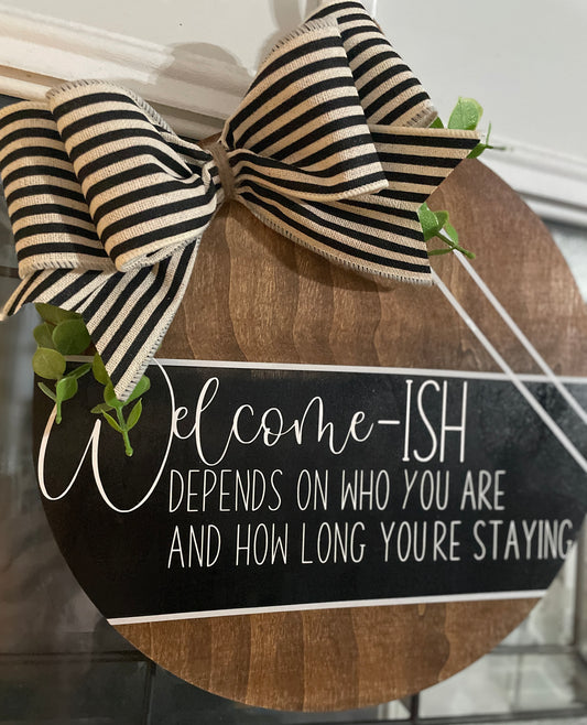 Welcome-ISH Door Hanger