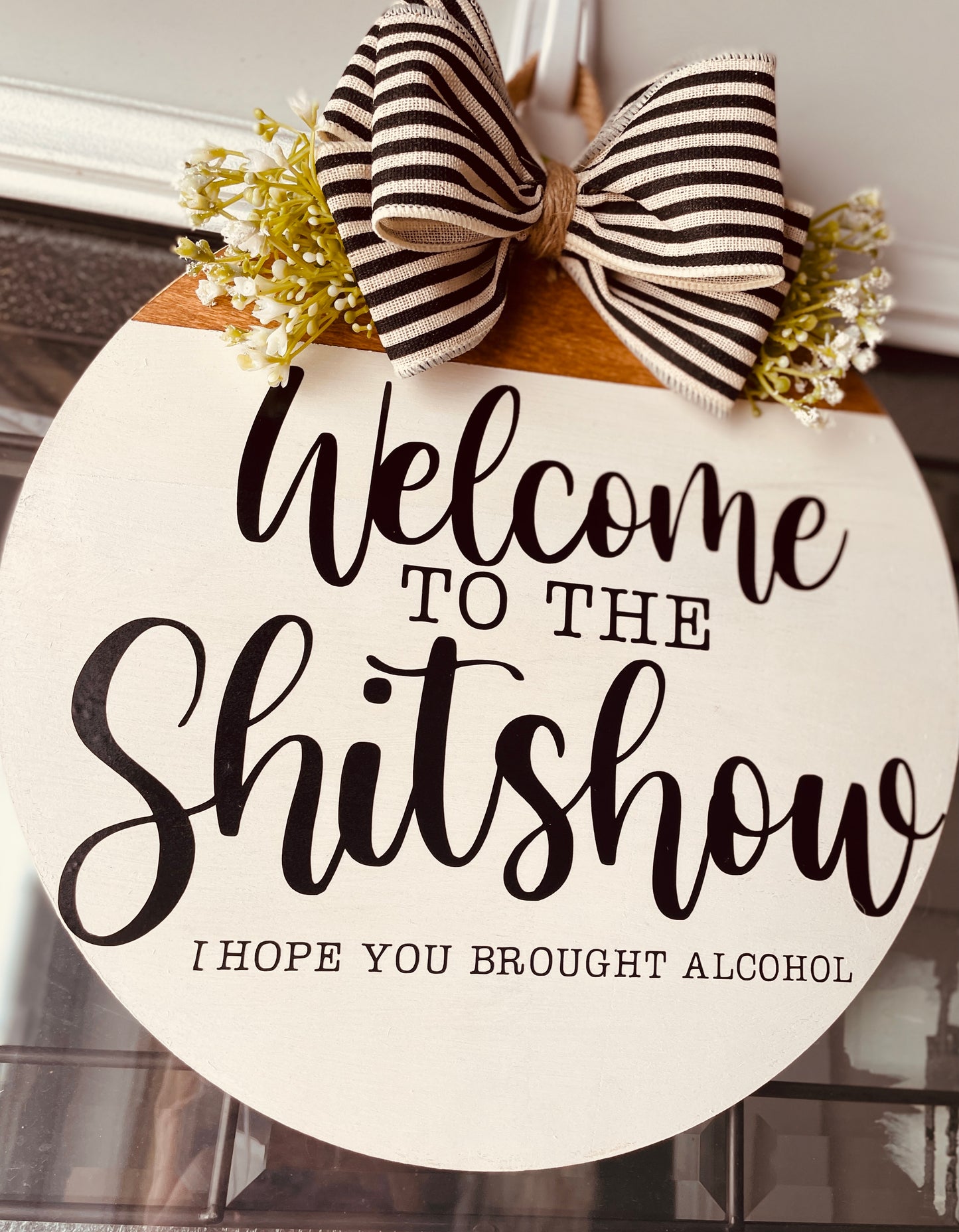 Welcome to the Sh*tshow Door Hanger