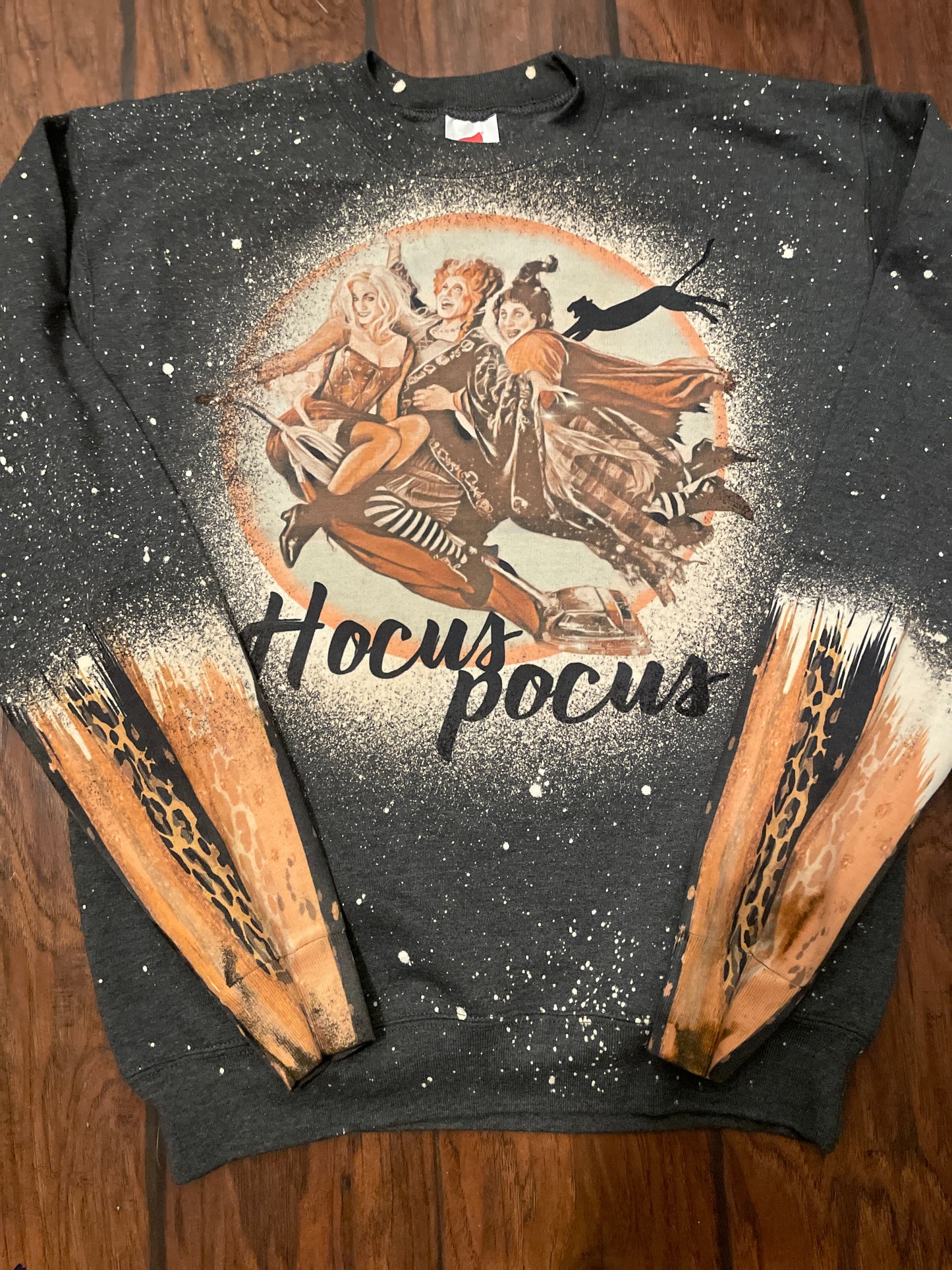Youth Hocus Pocus Crewnecks with Sleeve Details