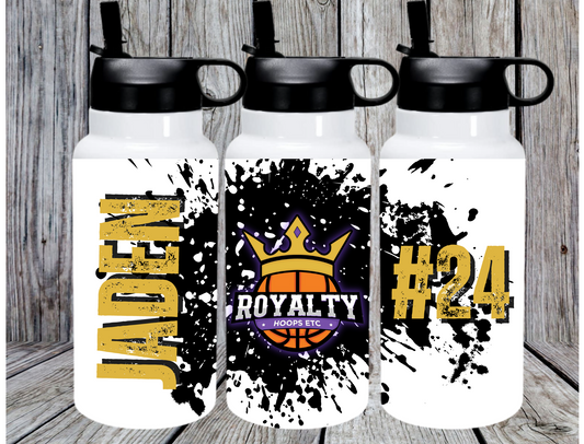 Royalty Hoops Etc Customized 32 oz Water Bottle