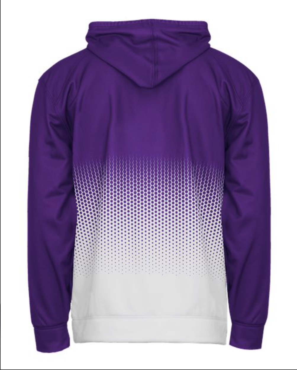 Youth Badger Hex 2.0 Purple Ombre Hoodie