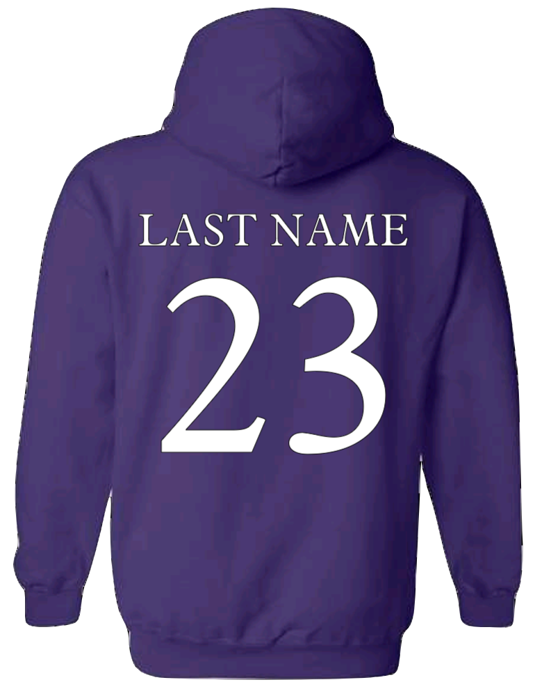 Youth 50/50 Purple Hoodie