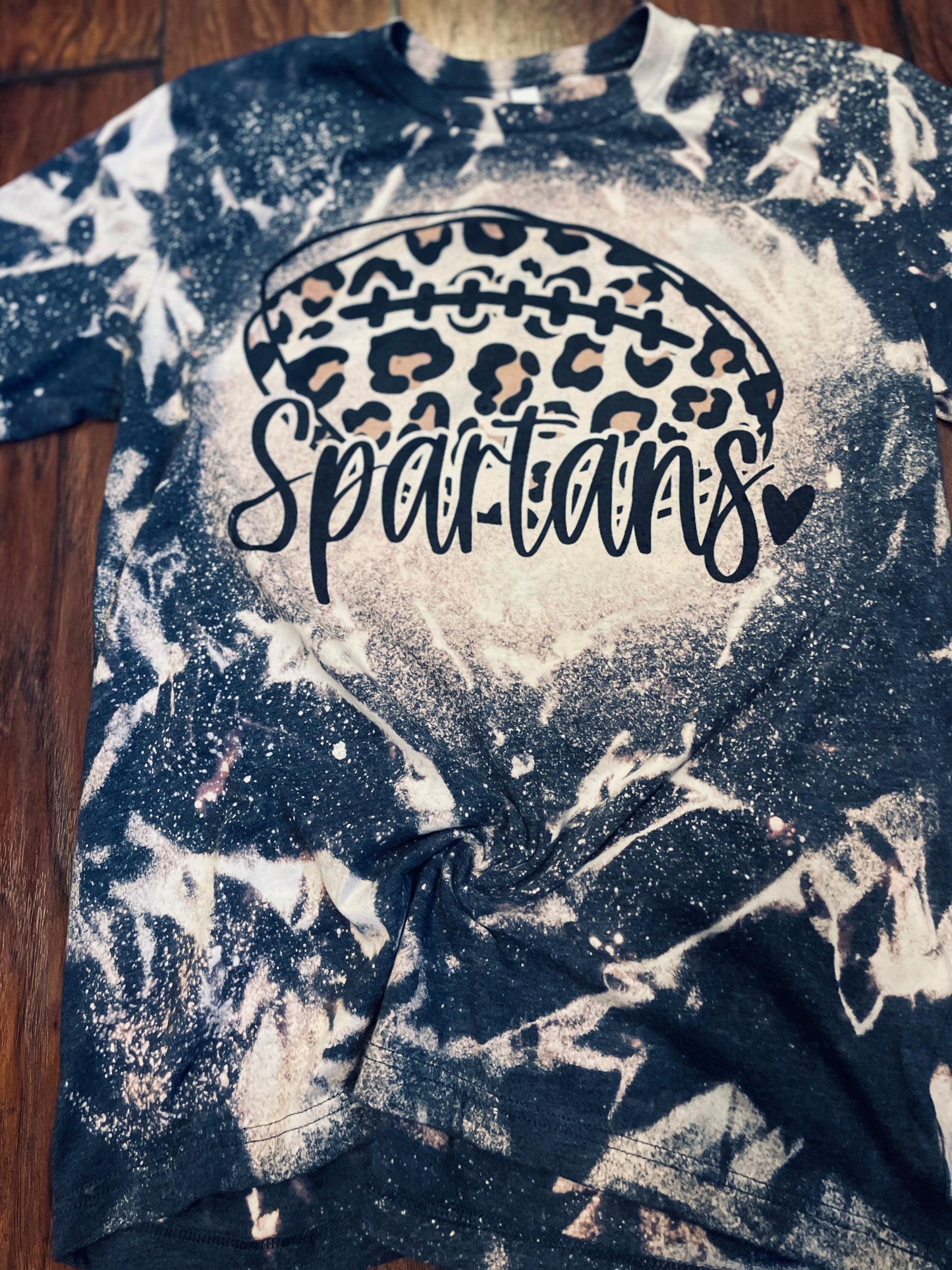 Spartan - Leopard Football BD Tee