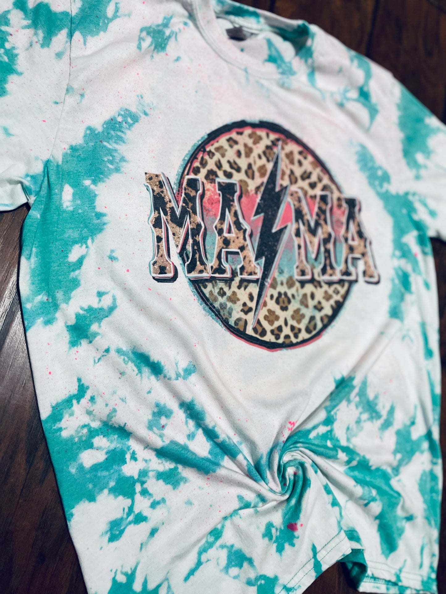 Leopard Lightening Mama BD Tee