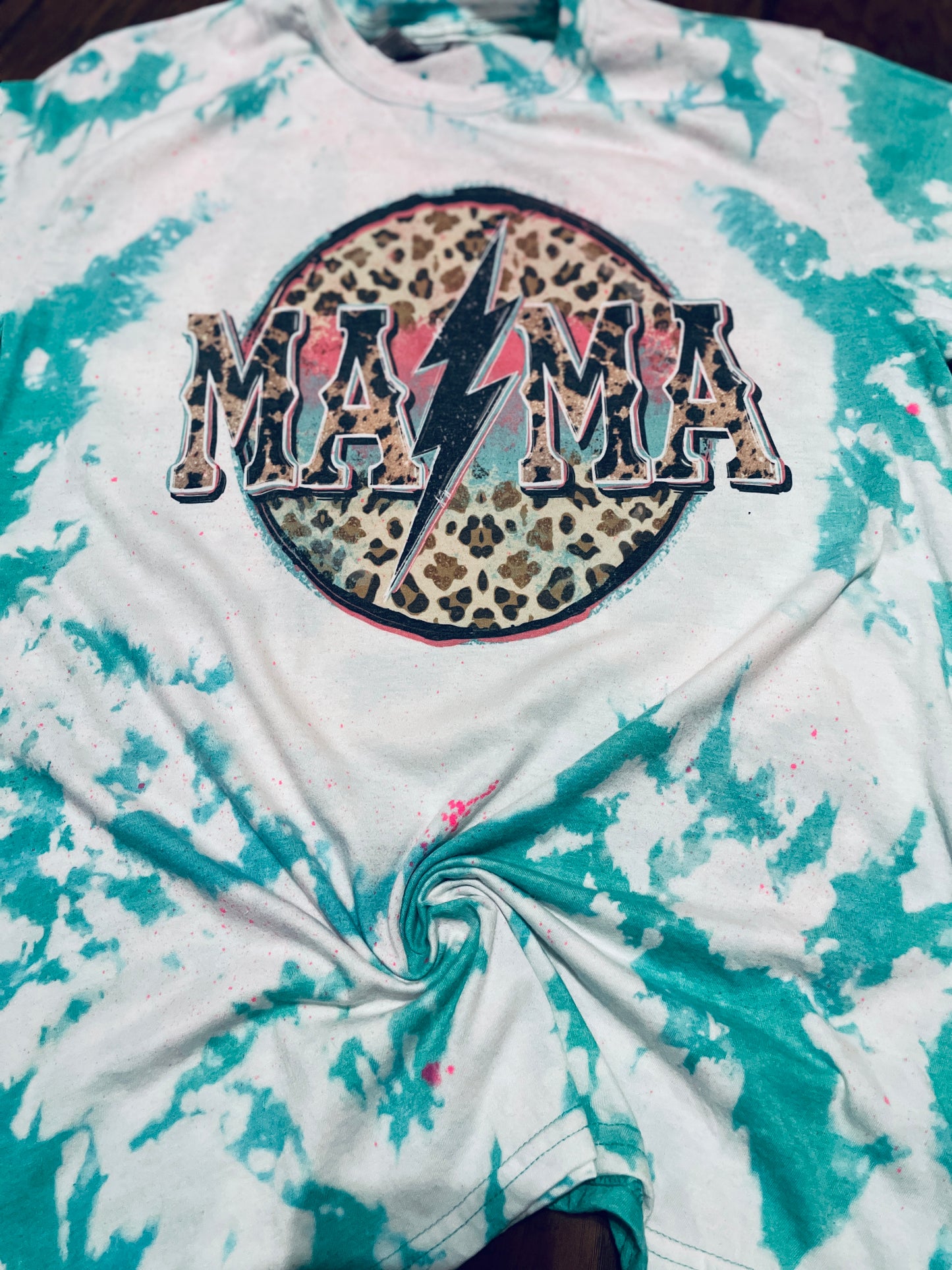 Leopard Lightening Mama BD Tee