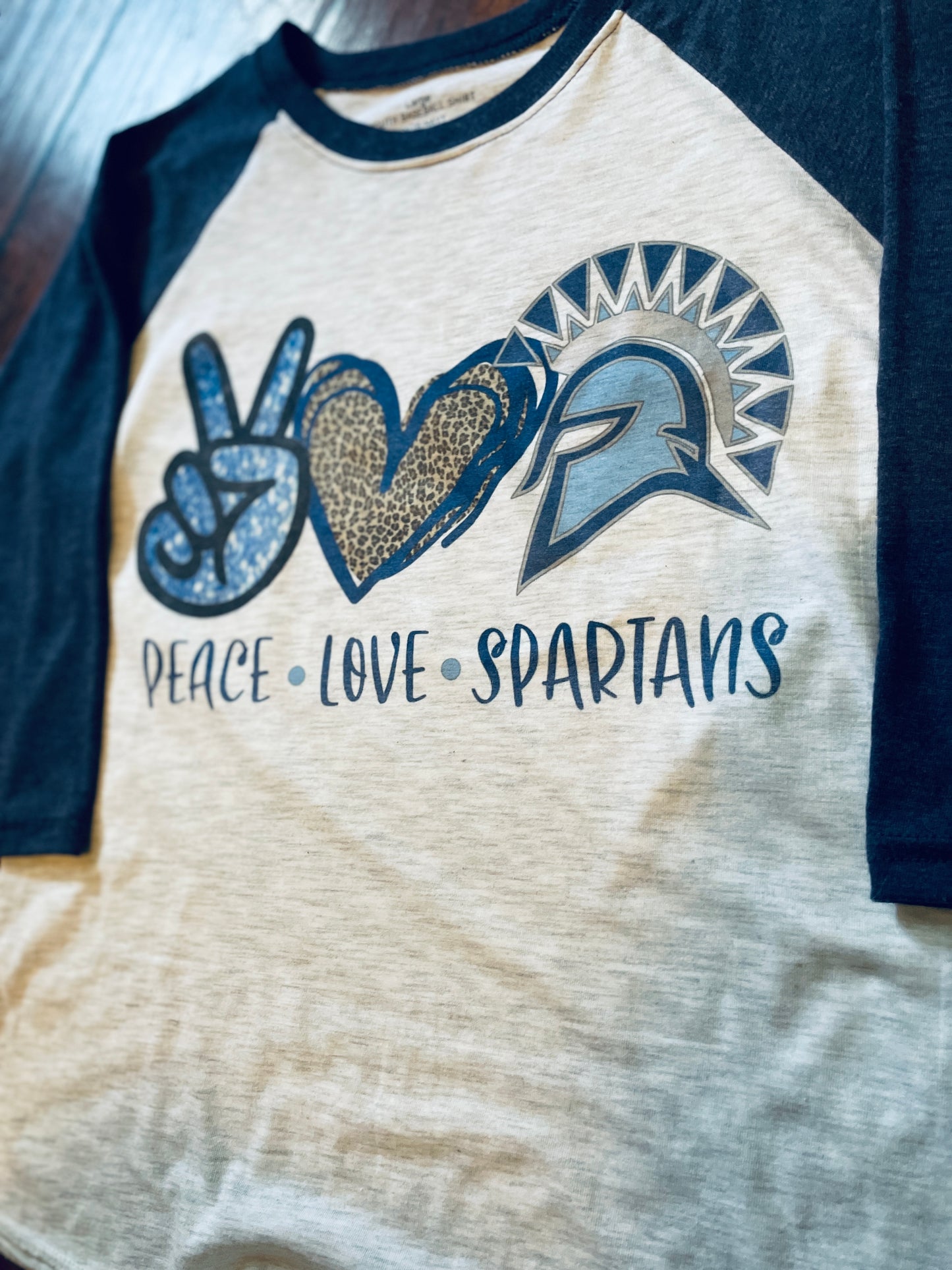 Youth Spartans Baseball Tee