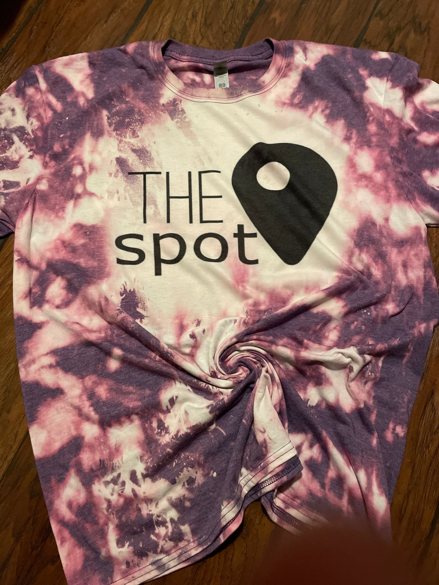 “The Spot” Unisex Bleached Tees